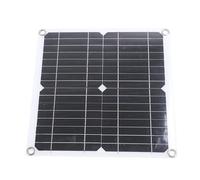 FTVOGUE Cargador de Panel Solar de 12 W y 12 V, Silicio Monocristalino, USB A, Panel de Carga Solar Portátil para Teléfono, Ventilador, Cámara, Camping, Senderismo, Equipo para Exteriores