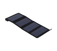 FTVOGUE Cargador de Panel Solar Plegable de 10 W, Kit Portátil de Silicio Policristalino de Alta Eficiencia para Acampar y Actividades Al Aire Libre