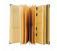 FTVOGUE Carpeta Organizadora de Documentos Segura, Carpeta de Archivos, Bolsa de Acordeón con Etiquetas y Divisores para Viajes de Emergencia Familiares, Oficina y Hogar