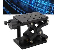 FTVOGUE Carril de guía lineal Deslizamiento Ejes Z Escenario lineal Giro manual Ajuste fino Plataforma Mesa deslizante Carga de carrera grande SPZ120, slider