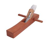 FTVOGUE Cepilladora Manual para Carpintería, Cepillo Manual Padauk de Acero 55 con Hoja Ajustable para Carpintería Suave, Diseño Ergonómico