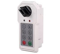 FTVOGUE Cerradura Codificada para Gabinete, Cerradura con Código ABS, con Contraseña con Combinación de 6 Dígitos, Llave Maestra e Indicador LED, 9,5 X 5 X Cm para Gabinetes, Gabinetes de