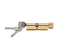 FTVOGUE Cerradura de Cilindro, Cerradura de Puerta de Aleación de Aluminio con Llave, Perfecta para Gabinetes y Bicicletas, Solución Duradera de Seguridad para el Hogar (GOLD)