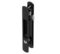 FTVOGUE Cerradura de Puerta Corredera, Cerradura de Puerta de Oficina de Aleación de Zinc con 2 Llaves para Puertas Correderas Interiores de 27-29 Mm de Espesor