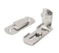 FTVOGUE Cerradura de Puerta de Granero, Pestillo de Puerta de ángulo de 90 Grados de Acero Inoxidable, Hebilla de Corredera Resistente para Uso en Garaje y Granero