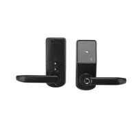 FTVOGUE Cerradura de Puerta Inteligente Pestillo de Huella Digital, Cerradura de Puerta Digital con Contraseña Bluetooth para IOS 7.0 y 4.4, Acceso por Huella, Control de Aplicaciones, Entrada con