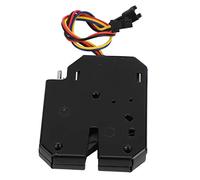 FTVOGUE Cerradura Eléctrica, Cerradura Electromagnética de Acero Al Carbono, Segura para Cajón, CC 12 V 2 A con Detección de Desbloqueo Incorporada para Casilleros de Entrega y Gabinetes Refrigerados