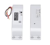 FTVOGUE Cerradura Eléctrica con Perno de Caída, a Prueba de Fallas, Alimentación de 12 V 24 V CC con Retardo de Tiempo, Bloqueo Automático para Puerta de Vidrio de Madera, de Control de Acceso por