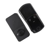 FTVOGUE Cerradura Inteligente con Cerrojo Cerradura de Entrada sin Llave con Tarjeta Biométrica de Contraseña y Huella Digital Desbloqueo Remoto para el Hogar, Oficina, Apartamento, Fácil