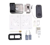 FTVOGUE Cerradura Inteligente de Doble Cara para Puerta con Huella Dactilar, Resistente a la Intemperie, para Exteriores, Cerca de Jardín