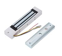 FTVOGUE Cerradura Magnética Eléctrica de 180 Kg, Aleación de Aluminio, 12 V con Retroalimentación de Señal, Ideal para Control de Acceso de una Sola Puerta en Oficina o Laboratorio