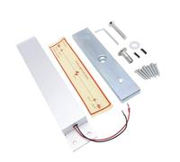 FTVOGUE Cerradura Magnética Eléctrica de 280 Kg, Cerradura de Puerta Electromagnética de Aleación de Aluminio con Control de Acceso, Abridor de Puerta Interior y Exterior para Puertas Individuales