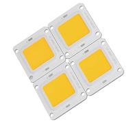 FTVOGUE Chip COB Fuente de Luz LED Aluminio 60W 30 a 34V 3200K Blanco Cálido 6000lm Emisor de Luz COB para Foco de Bricolaje Lámpara de Techo Downlight Iluminación Nocturna