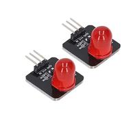 FTVOGUE Chip de Módulo LED 10PCS 3.3V a 5V Tablero de Luz TTL Digital 20 X 20 Mm Control PWM Cableado Fácil para Decoración del Hogar Lámpara Indicadora Proyectos de Iluminación MCU (MRB050A Rojo)