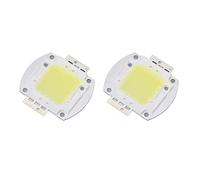 FTVOGUE Chip LED COB de 2 Piezas de 100 W, Fuente de Luz Integrada de Alta Potencia, Brillo de 9600 Lm, Adecuado para Iluminación del Hogar y Uso en Estudio