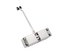 FTVOGUE Cierrapuertas Automático, Cierrapuertas con Resorte Ajustable de Aleación de Zinc para Puertas Ignífugas, Adecuado para Puertas Residenciales, Soporta hasta 330 Libras