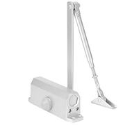 FTVOGUE Cierrapuertas con Amortiguador Hidráulico, Ajustable y Automático, Posicionamiento de 180 Grados para la Mayoría de los Tipos de Puertas de Menos de 143 Libras (061 carga que soporta 65KG)