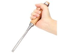 FTVOGUE Cincel de Madera de Acero de Aleación de Cromo Vanadio, Herramienta de Carpintería de Cincel de 8 Mm para Carpintería y Ebanistería, Corte Preciso, Ancho de Hoja Compacto, Herramienta Manual