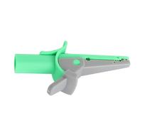 FTVOGUE Clamp/Holder de Prueba Eléctrica Aislada, Fácil de Usar con Diseño de, Materiales Seguros, Enchufe de Plátano, Sonda de Prueba Multipropósito para Automóviles, Camiones (GREEN)