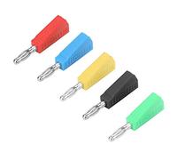 FTVOGUE Conector de Clavija de Plátano P3002 de 4mm, 10 Uds., Poste de Unión de Aleación de Zinc para Conexión de Soldadura de Altavoz, Tamaño Estándar Mundial