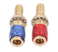 FTVOGUE Conector Rápido de Adaptador de Gas para Agua para Antorcha de Soldadura PTA DB MIG TIG, Segura e Inodoro, Fácil de Transportar, Material de Latón (10 mm)