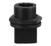 FTVOGUE Conector RJ45 PA66 Conector Hembra RJ45 IP67 IP68 a Prueba de Agua de Rosca de Puerto de Red Dual de 180 Grados para Montaje en Panel Ethernet Al Aire Libre Uso 40F a 221F