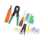 FTVOGUE Conjunto de Herramientas de Cableado de Red Portátiles, Accesorios de Detección de Cables YG P310 DC 9V, Fácil de Transportar y Almacenar el Cableado y el Mantenimiento de la Red