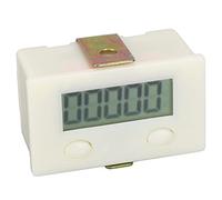 FTVOGUE Contador de Inducción Magnética, Totalizador LCD de 5 Dígitos, Indicador de Pantalla Electrónica con Sonda para Maquinaria de Perforación