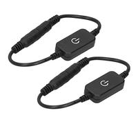 FTVOGUE Controlador de Atenuación de Atenuación Táctil de Tira LED de 2 Piezas, Interruptor de Universal para Luz de Tira de un Color de 5 V-24 V, Solución de Iluminación para Exteriores