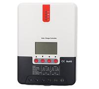 FTVOGUE Controlador de Carga Solar MPPT 30A 12V 24V Regulador Solar con Alta e Seguimiento y Compensación de Temperatura Protección Múltiple para Carga de Batería en Uso Fuera de la Red
