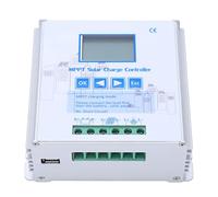 FTVOGUE Controlador de Carga Solar MPPT 30A Regulador de Batería Solar Inteligente 12V 24V Carga Completamente Automática con Múltiples Protecciones para Sistemas de Batería de Paneles Solares RV