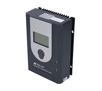 FTVOGUE Controlador de Carga Solar MPPT, Regulador de Panel Solar de Autoactivación de Batería de Litio, DC12V 24V Max PV DC100V 40A, Monitoreo Bluetooth para Sistemas de Alumbrado Público RV (40A