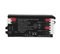 FTVOGUE Controlador de Luz de Tira LED, Más de 100 Efectos de Iluminación Sincronización de Música Control de Aplicación WiFi Tira LED Direccionable con Micrófono Incorporado para