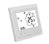 FTVOGUE Controlador de Temperatura Inteligente, Termostato Remoto Inalámbrico AC95 a 240 V con Botón Táctil Capacitivo, Control de Aplicación, Fácil Instalación para Sala de Estar, Dormitorio, Baño,