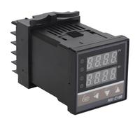 FTVOGUE Controlador de Temperatura PID Pantalla Digital Instrumento de Control Inteligente para Hornos Estufas AC85-265V Amplio Rango Ajustable con Carcasa de ABS