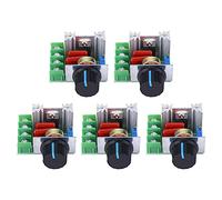 FTVOGUE Controlador de Velocidad del Motor de CA PWM 2000W 25A Regulador del Motor Dimmer Controlador de Velocidad Variable con Potenciómetro Giratorio para (Regulador de Voltaje)