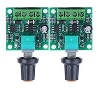 FTVOGUE Controlador de Velocidad del Motor de CC Regulador de Velocidad del Motor PWM 1,8 V A 12 V 2 A Interruptor de Control de bajo Voltaje con Fusible de Recuperación Automática para Proyectos de