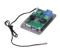 FTVOGUE Controlador Digital de Temperatura para Incubadora Invernadero 2200W 24V-90V con Sonda y Función de Temporizador Intermitente