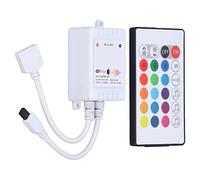 FTVOGUE Controlador LED RGB 16 Colores 4 Patrones de Luz WiFi Aplicación de Control Remoto Inteligente Voz Compatible con Home para Tiras DC 5V-24V (de cuatro vías)