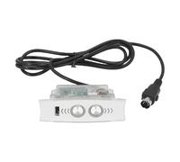 FTVOGUE Controlador Reclinable Eléctrico con Carga USB, Interruptor de Control Manual Retroiluminado con LED, 5 Pines para sofá Eléctrico y Sillas Elevadoras (SILVER)