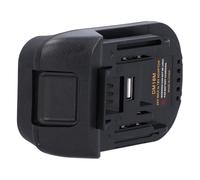 FTVOGUE Convertidor de Adaptador de Batería, Adaptador de Batería de Litio de 18 V de Fibra de Vidrio de Nailon 66 con Contactos de Latón Chapado, Resistencia Al Calor de 392 °F, para Herramientas