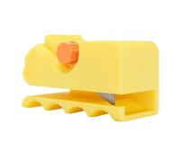 FTVOGUE Cortador de Cartón Rascador para Gatos, Máquina Cortadora de Tiras de Cartón DIY con Diseño Ergonómico para Amantes de los Gatos (Yellow)