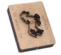 FTVOGUE Cortero de Cuero Die de Aleación Premium Acero de Acero Caballero Herramienta de Molde de Embarcación de Cabello para Bricolaje de Cuero, Billeteras, Cinturones, Material de Madera de Abedul