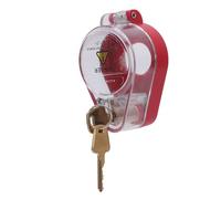 FTVOGUE Cubierta de Interruptor de Parada de Emergencia con Bloqueo Automático, Protector Transparente ABS a Prueba de Polvo para Interruptor de Botón de 22 Mm, Ideal para Aplicaciones de Seguridad