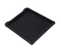 FTVOGUE Cubierta Protectora Adecuada para Mini Plato, Protector de Silicona Negro con Ventosas, Diseño Liviano para Uso de Mini Antena Parabólica