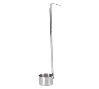 FTVOGUE Cuchara de Vino de Acero Inoxidable, Cuchara Medidora de Cerveza con Pico Vertedor, Orificio Colgante para Aceite de Cocina, Vinagre (304 extracto de vino 50ML)