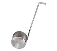 FTVOGUE Cuchara de Vino de Acero Inoxidable, Cuchara Medidora de Cerveza con Pico Vertedor, Orificio Colgante para Aceite de Cocina, Vinagre (Extracto de vino 304 250ML)