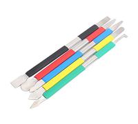 FTVOGUE Cuchillo de Palanca para Pegamento de CPU 5 en 1, Plástico de Fibra de Carbono y Aleación de Aluminio, Juego de Herramientas de Reparación Profesional para Dispositivos Móviles y Electrónicos