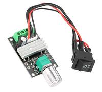 FTVOGUE DC 6 V 12 V 24 V 3 A 80 W Controlador de Velocidad de Motor DC (PWM) con Interruptor de Inversión para Pequeños Trabajos de Bricolaje