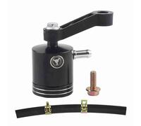 FTVOGUE Depósito de Líquido de Freno para Moto, Copa de Aceite de Aluminio, Cilindro Maestro Universal, Kit de Reemplazo para Embrague y Freno